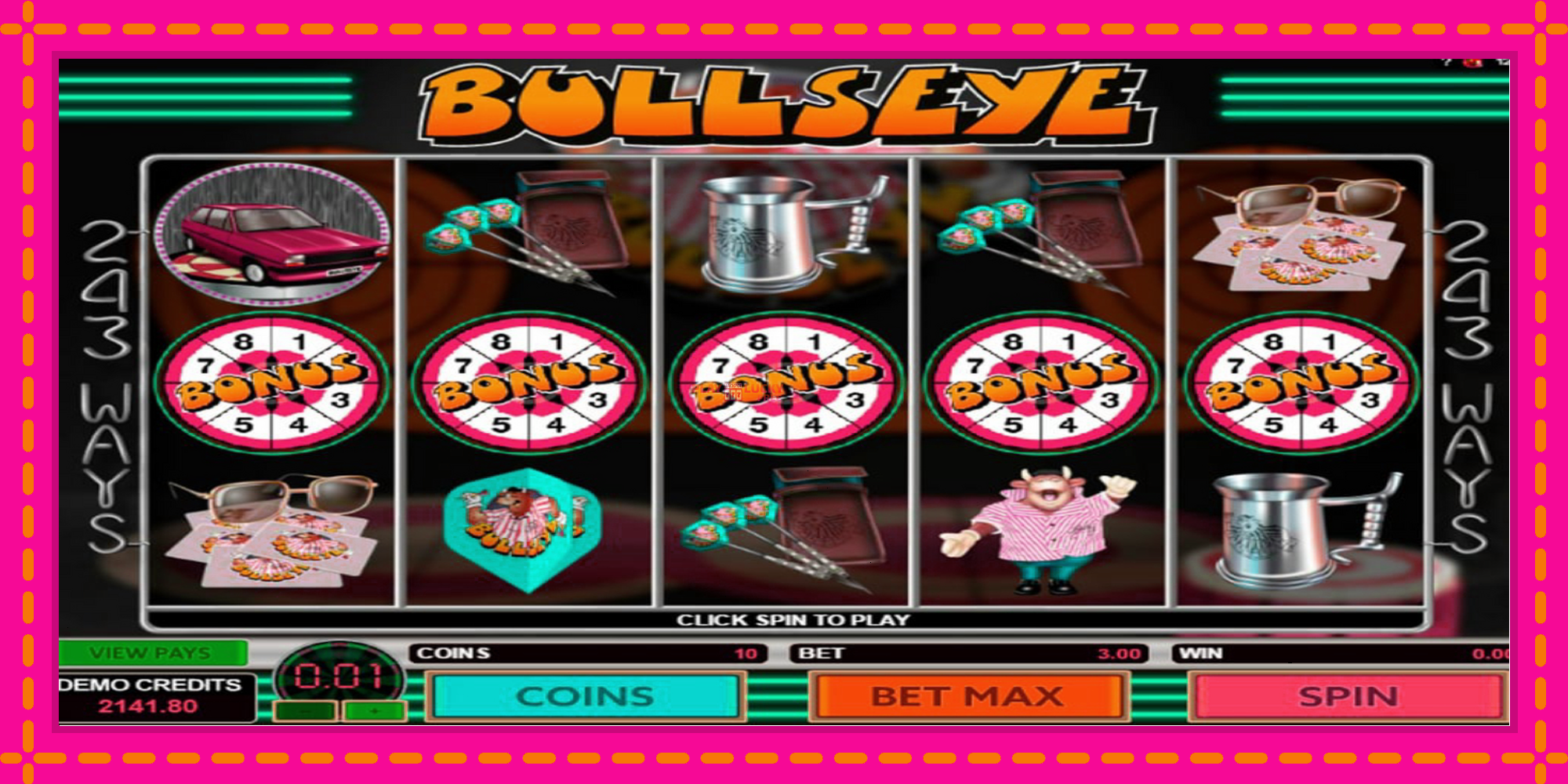 Безплатна игра в Bullseye без регистрация, картина 1