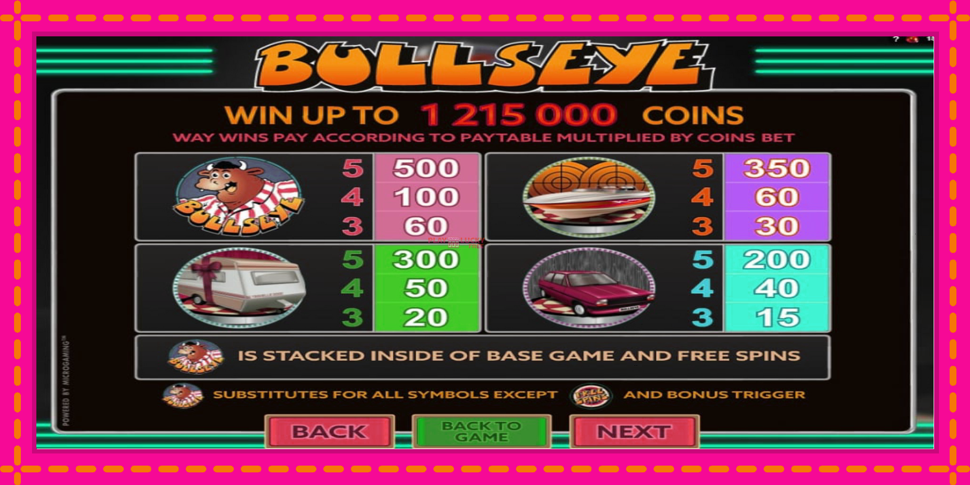 Безплатна игра в Bullseye без регистрация, картина 5