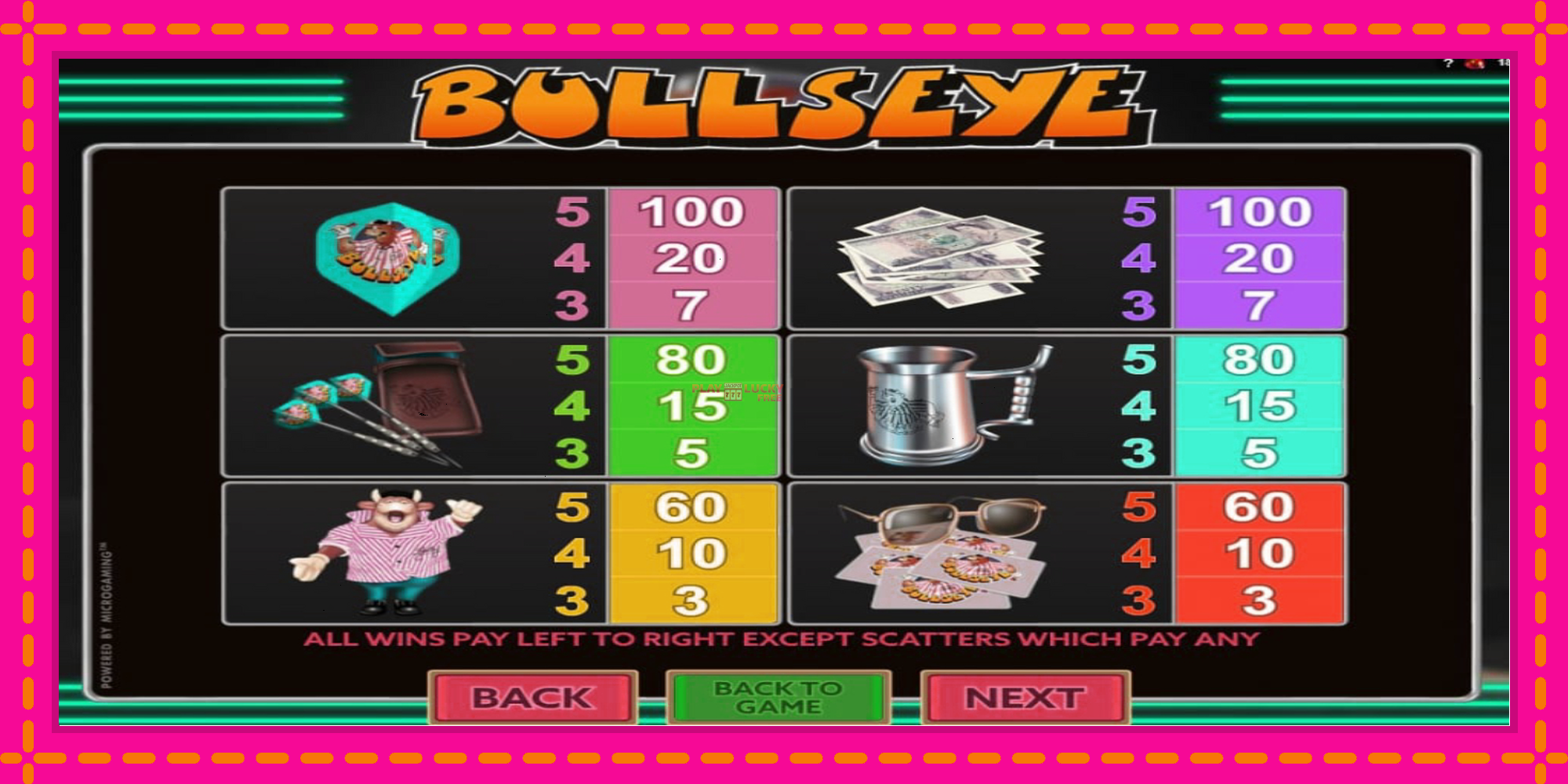 Безплатна игра в Bullseye без регистрация, картина 6