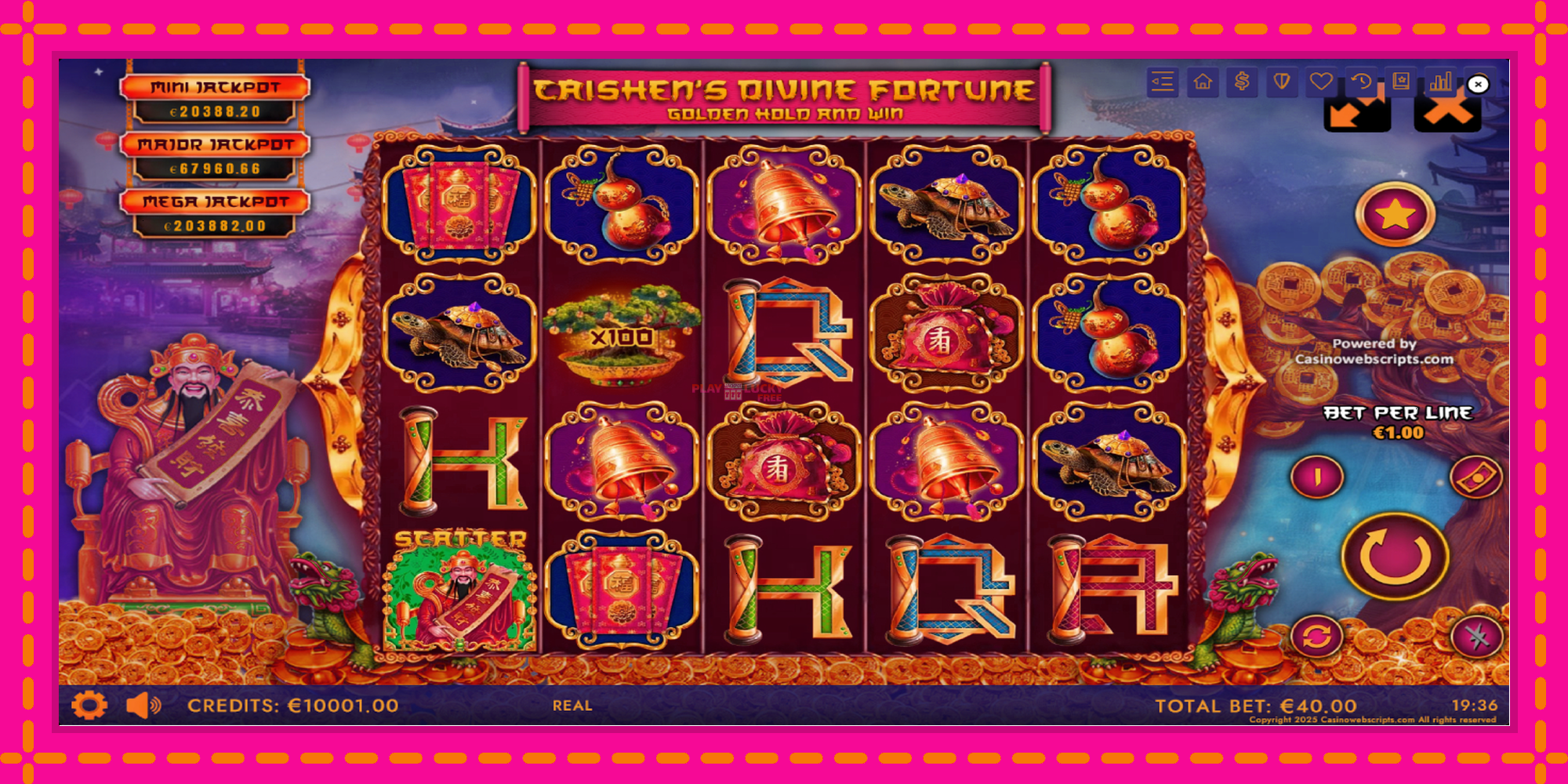 Безплатна игра в Caishens Divine Fortune без регистрация, картина 2