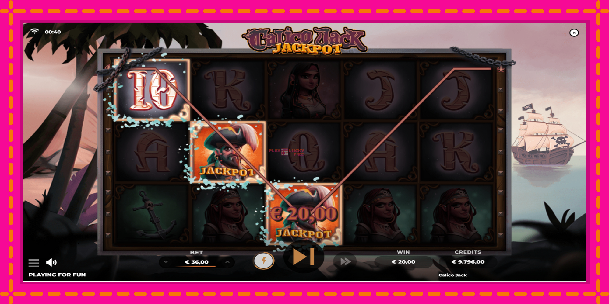 Безплатна игра в Calico Jack Jackpot без регистрация, картина 4