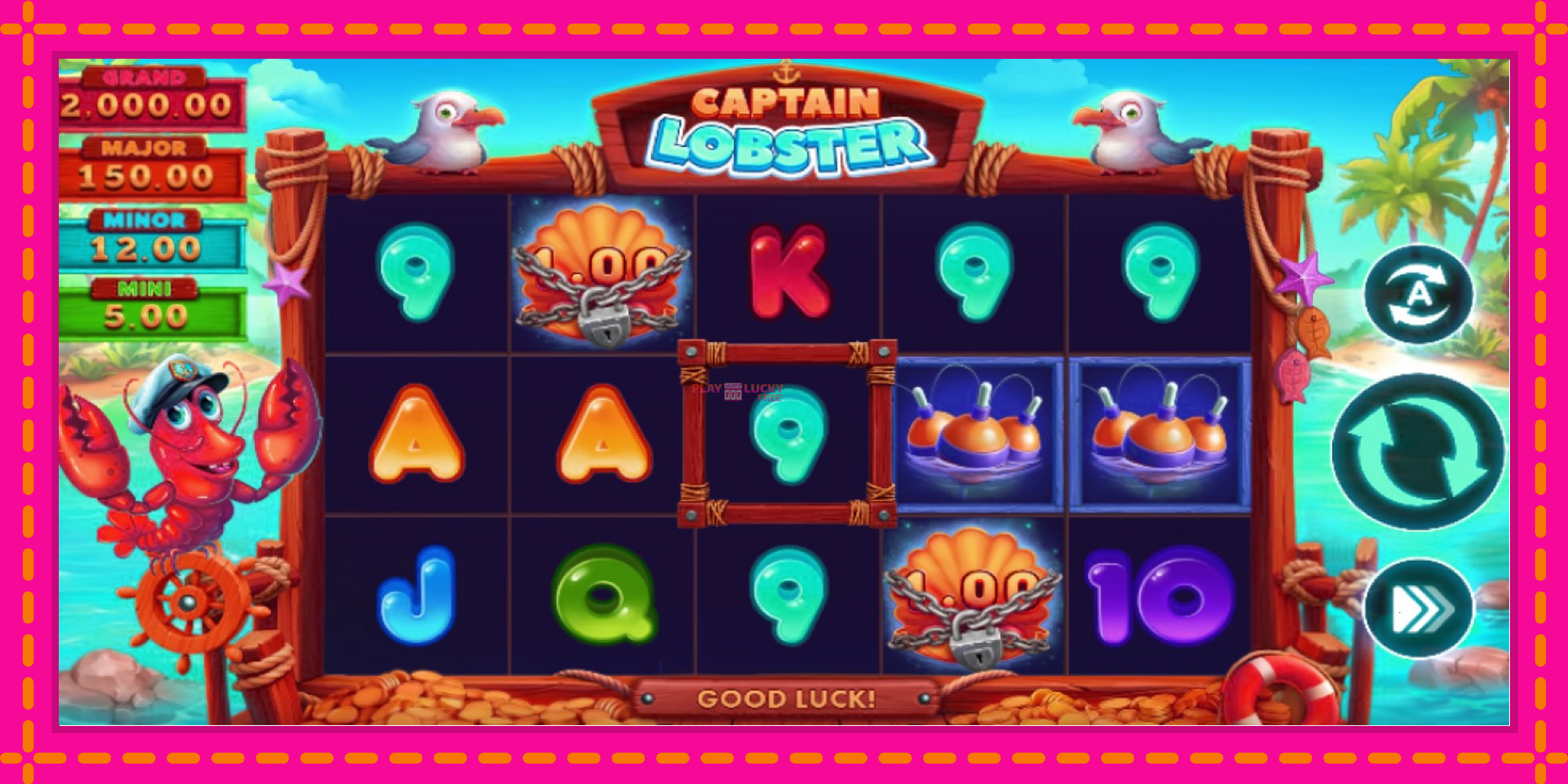 Безплатна игра в Captain Lobster без регистрация, картина 2