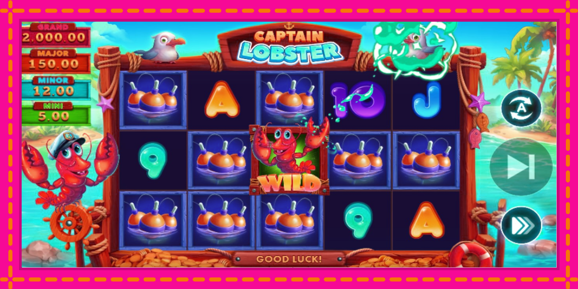 Безплатна игра в Captain Lobster без регистрация, картина 3