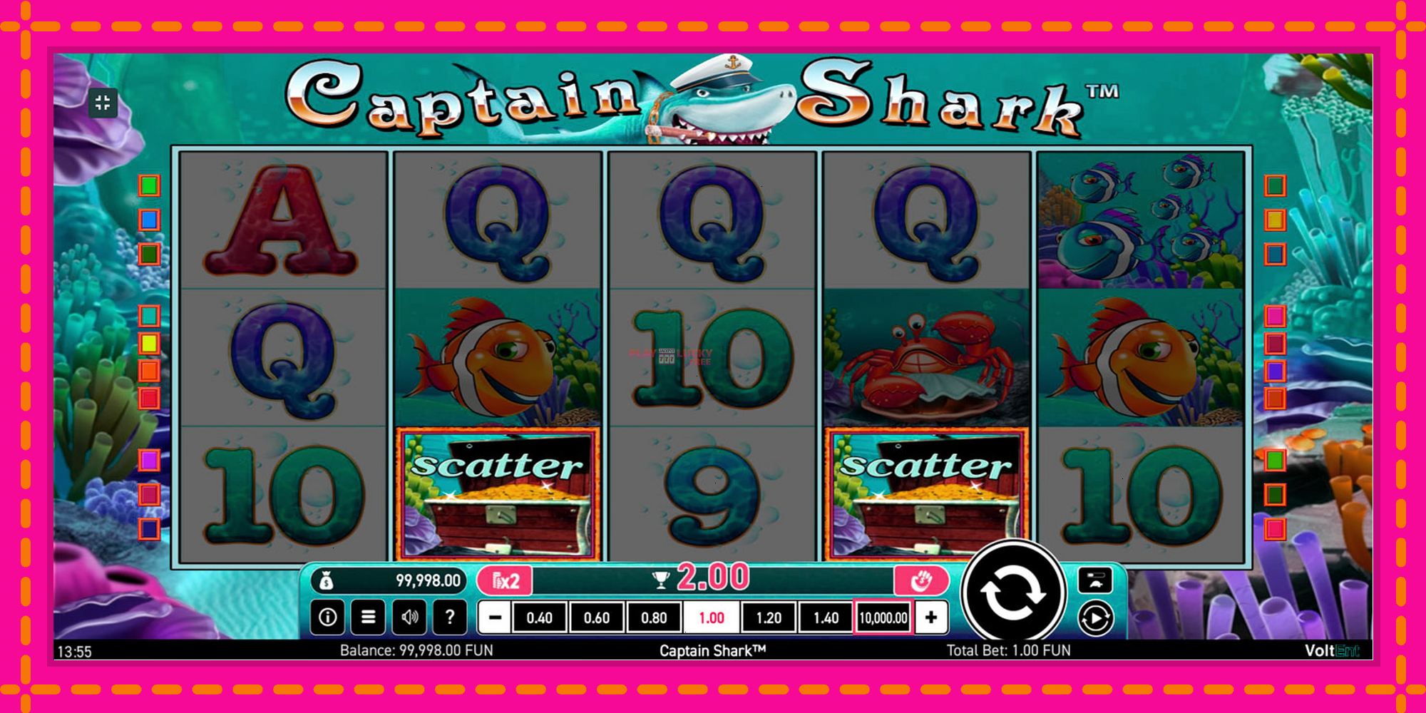 Безплатна игра в Captain Shark без регистрация, картина 2