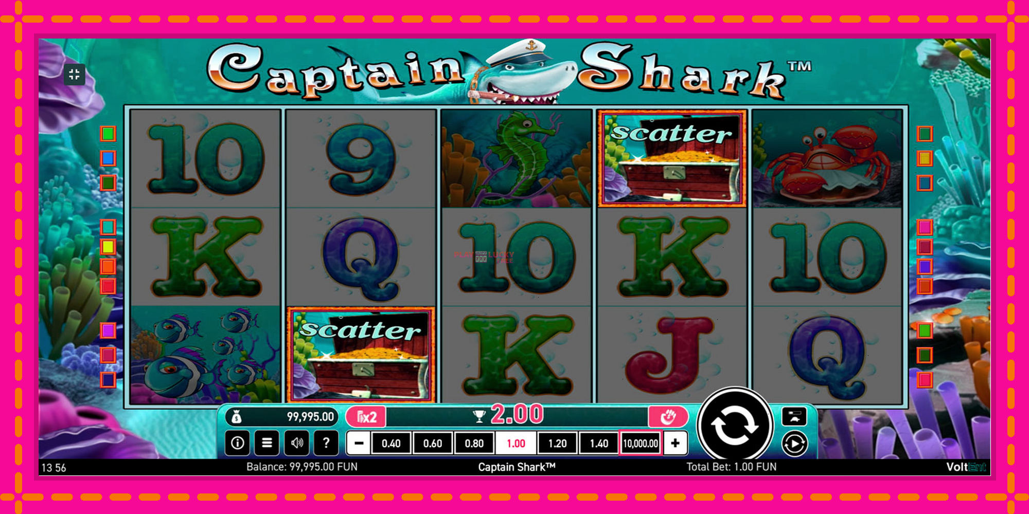 Безплатна игра в Captain Shark без регистрация, картина 5