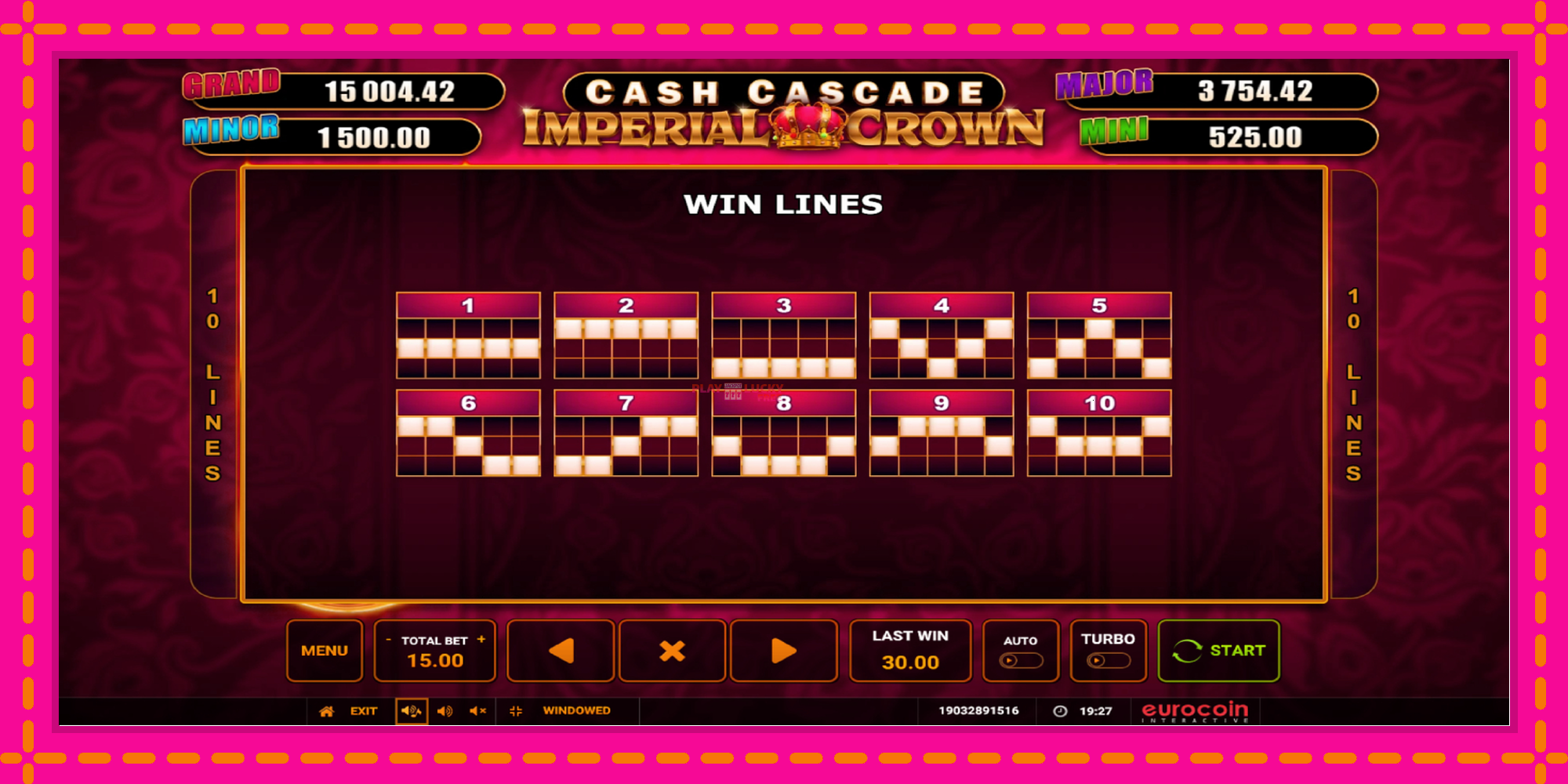 Безплатна игра в Cash Cascade Imperial Crown без регистрация, картина 6