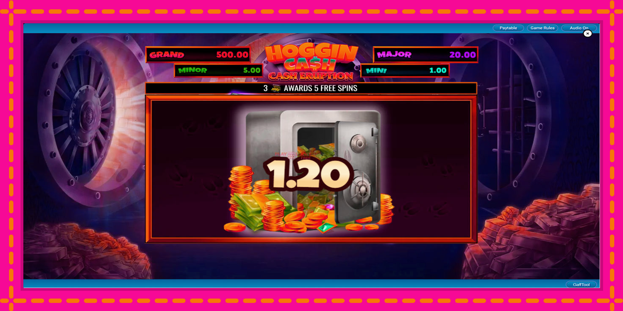 Безплатна игра в Cash Eruption Hoggin Cash без регистрация, картина 6