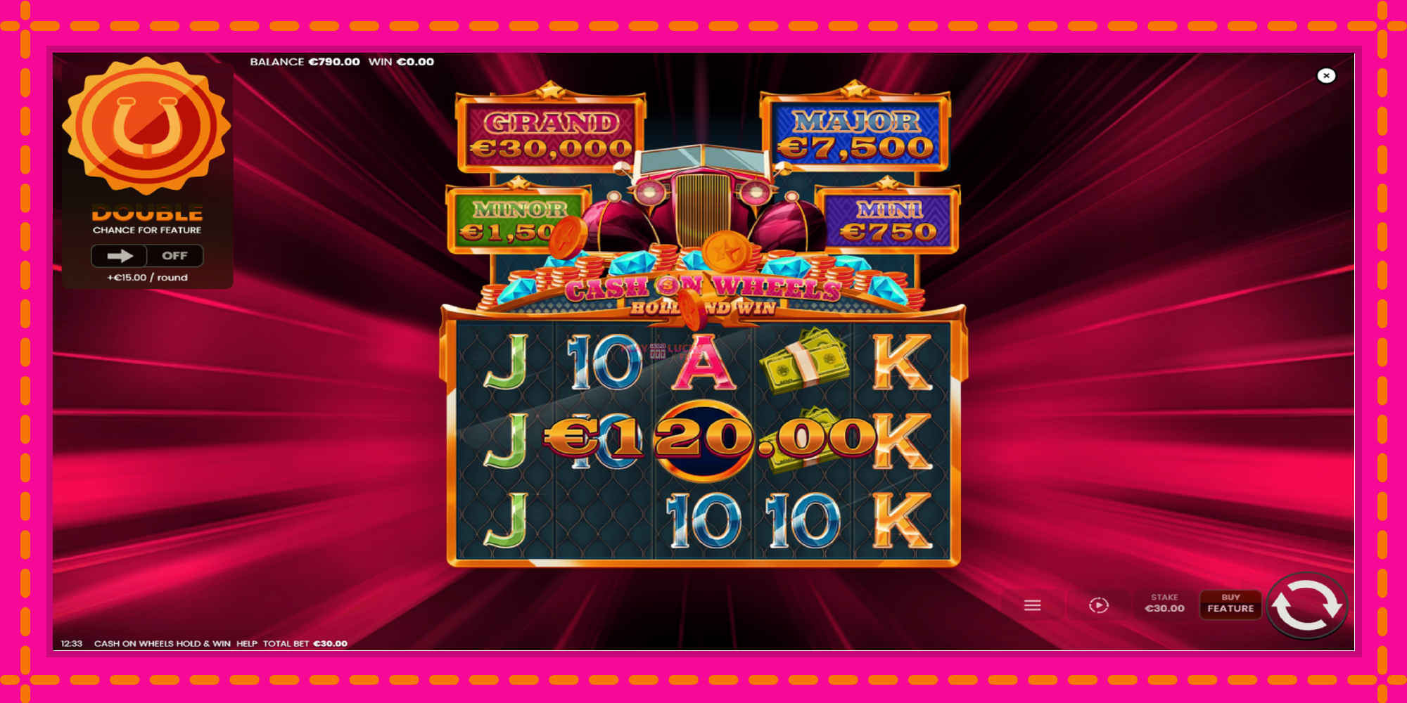 Безплатна игра в Cash on Wheels Hold and Win без регистрация, картина 3