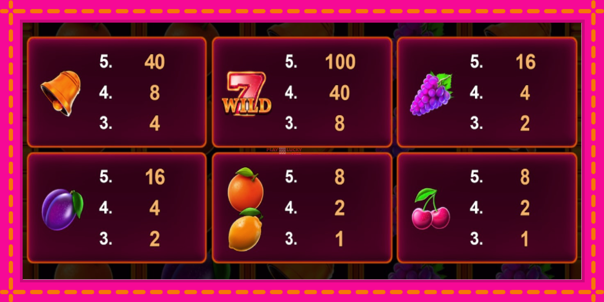 Безплатна игра в Cashn Fruits Fortune 100 без регистрация, картина 4