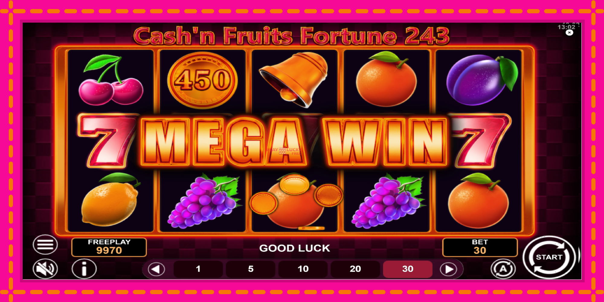 Безплатна игра в Cashn Fruits Fortune 243 без регистрация, картина 3