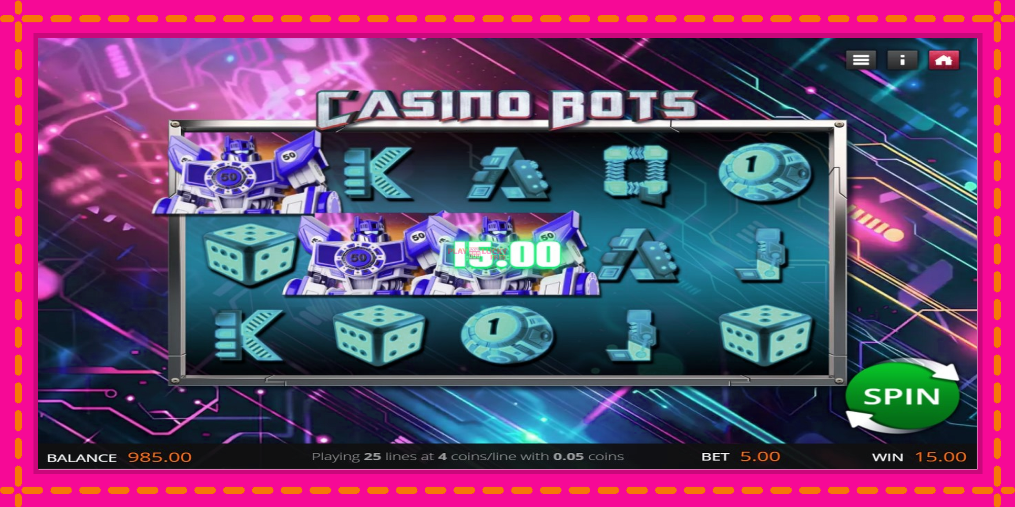 Безплатна игра в Casino Bots без регистрация, картина 2