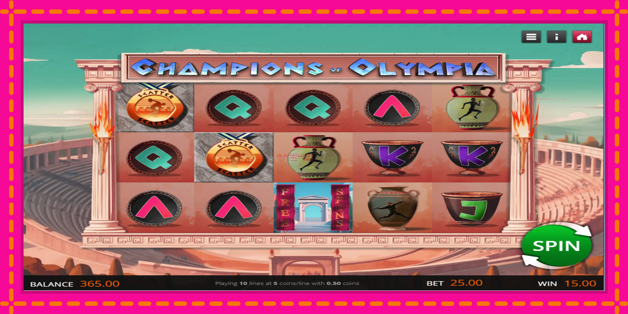 Безплатна игра в Champions of Olympia без регистрация, картина 2