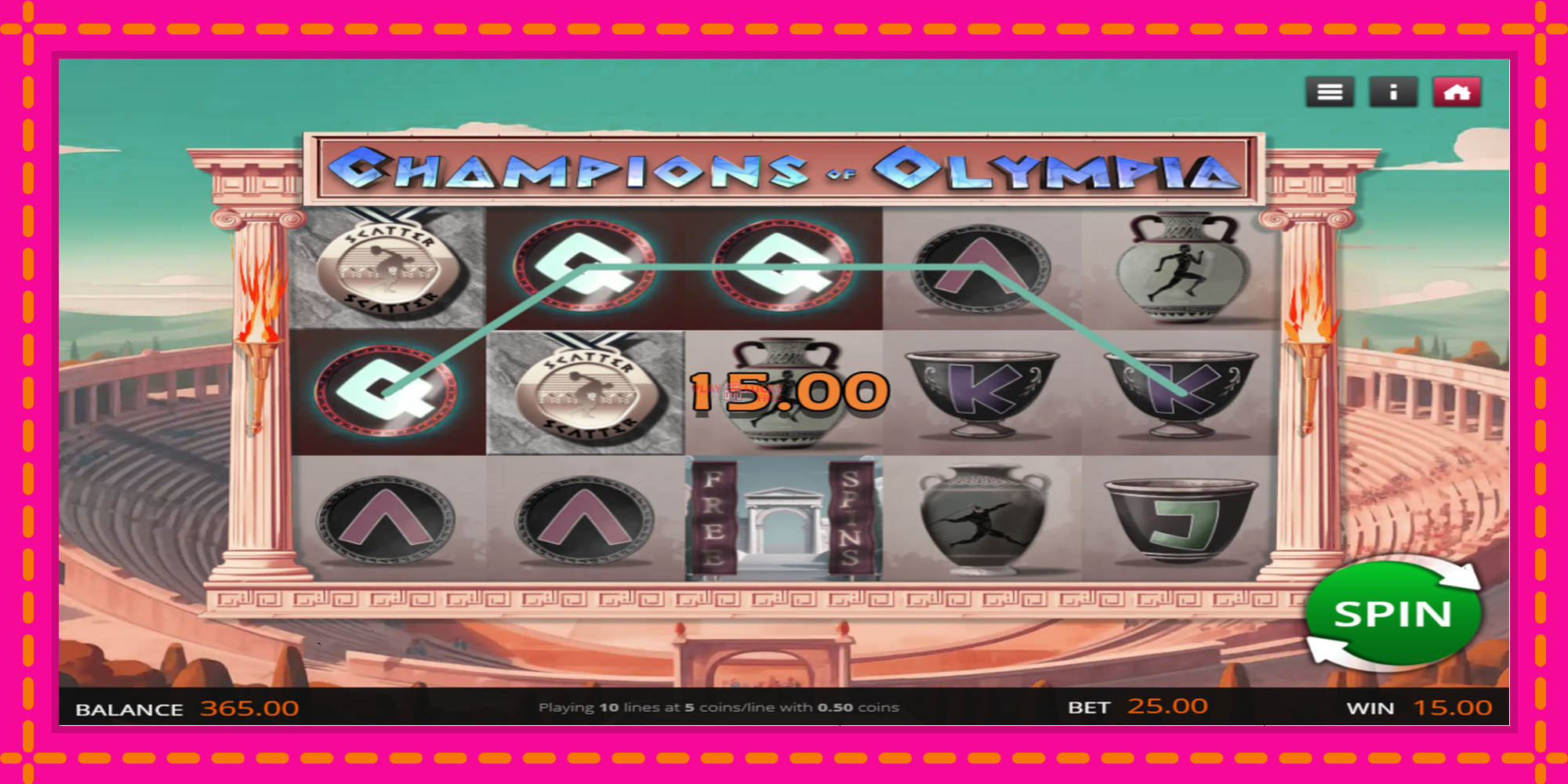 Безплатна игра в Champions of Olympia без регистрация, картина 3