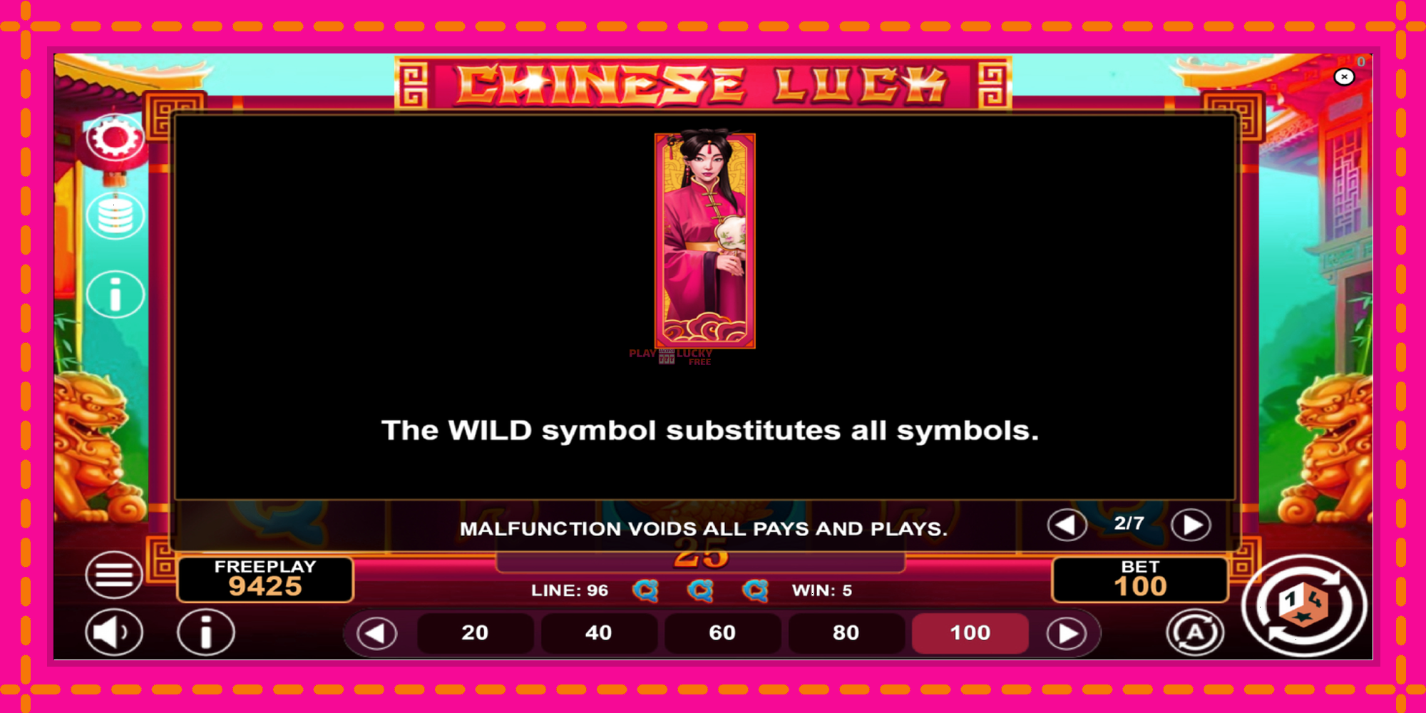 Безплатна игра в Chinese Luck без регистрация, картина 6