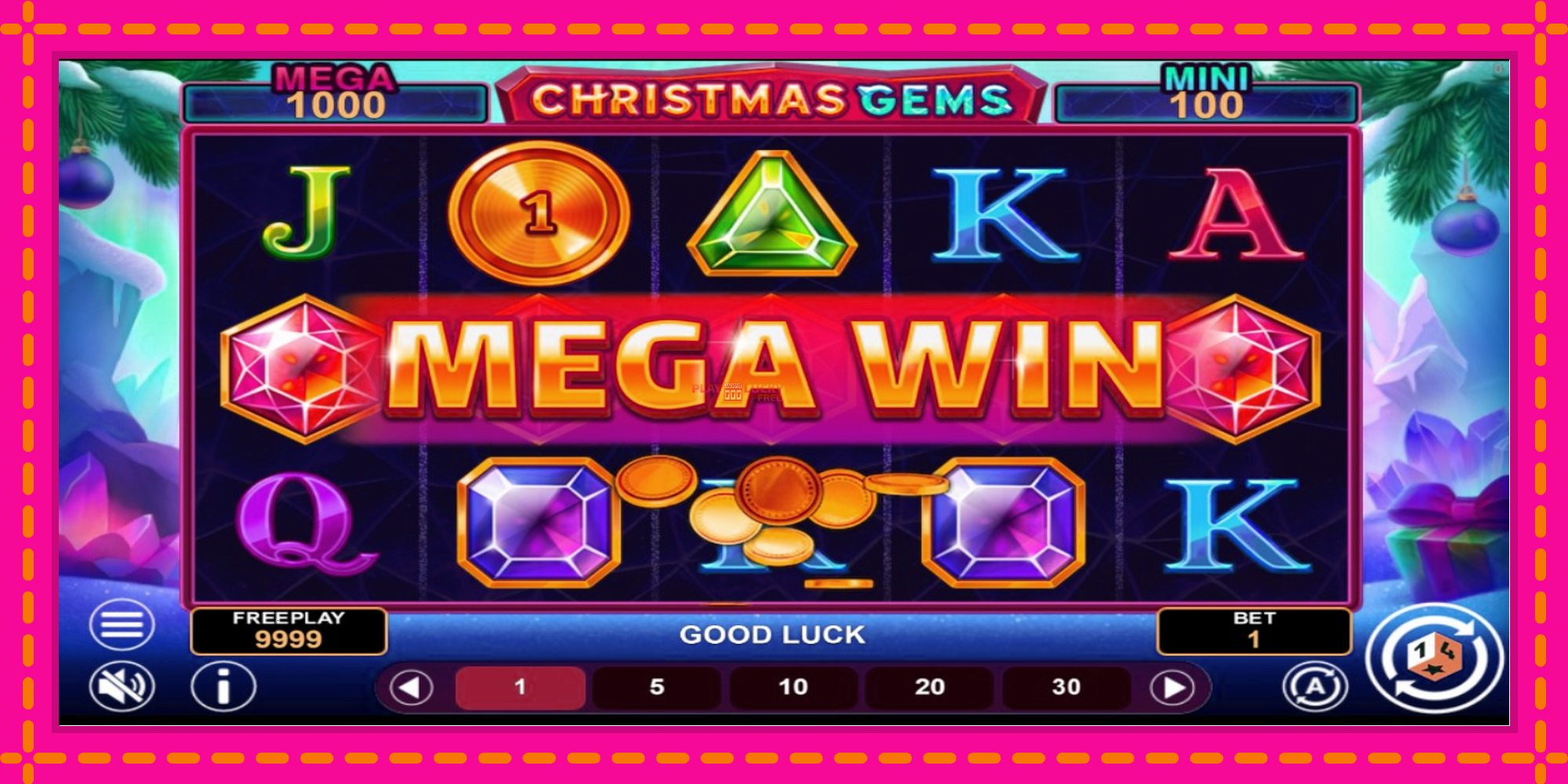 Безплатна игра в Christmas Gems Hold & Win без регистрация, картина 3