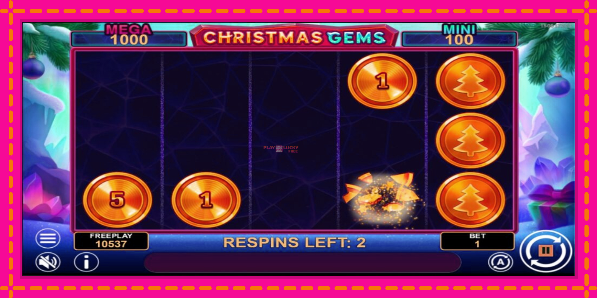 Безплатна игра в Christmas Gems Hold & Win без регистрация, картина 5