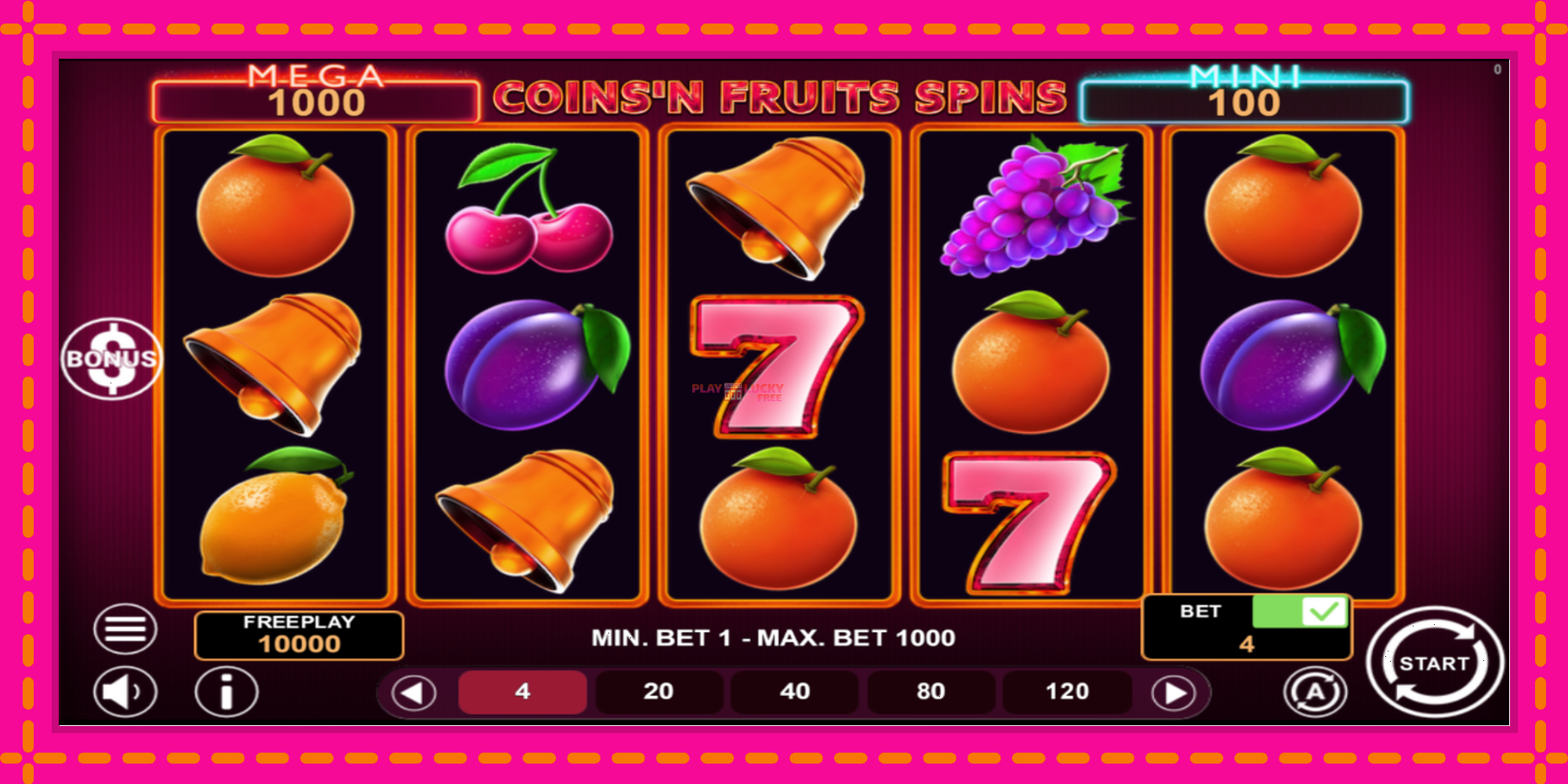 Безплатна игра в Coinsn Fruits Spins без регистрация, картина 2