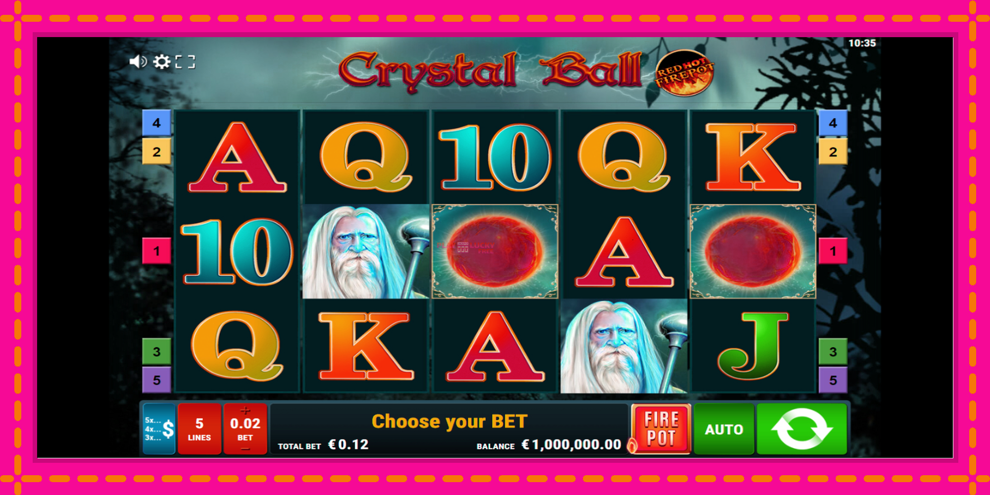 Безплатна игра в Crystal Ball Red Hot Firepot без регистрация, картина 2