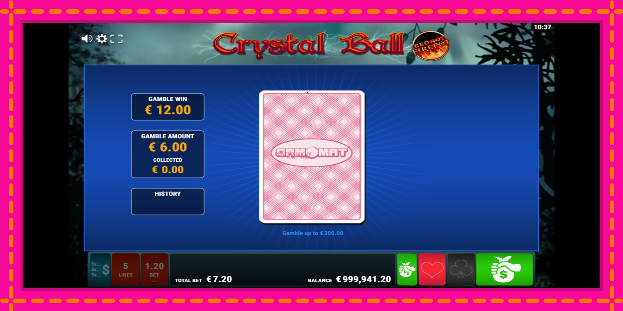 Безплатна игра в Crystal Ball Red Hot Firepot без регистрация, картина 4