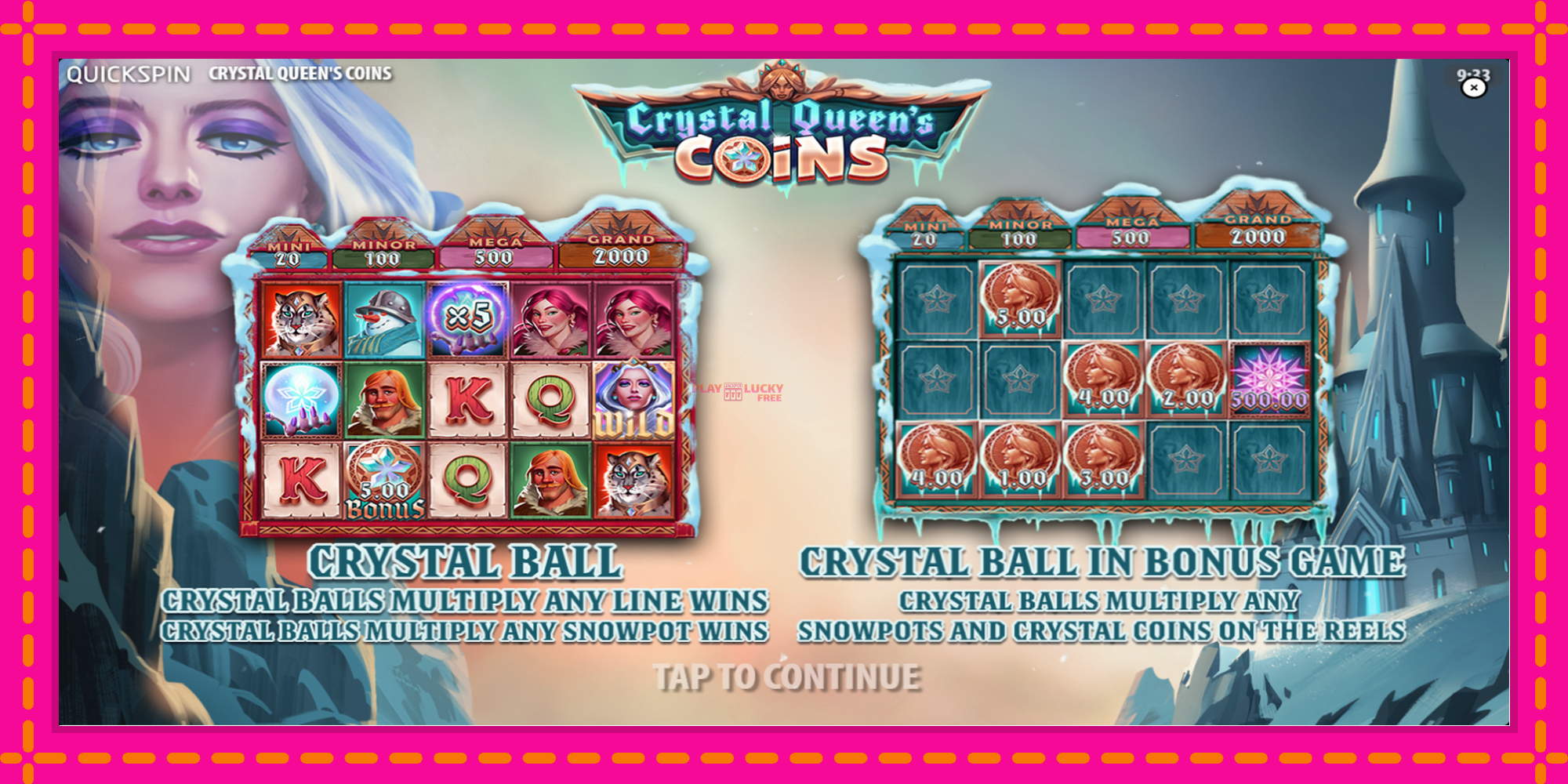 Безплатна игра в Crystal Queens Coins без регистрация, картина 1