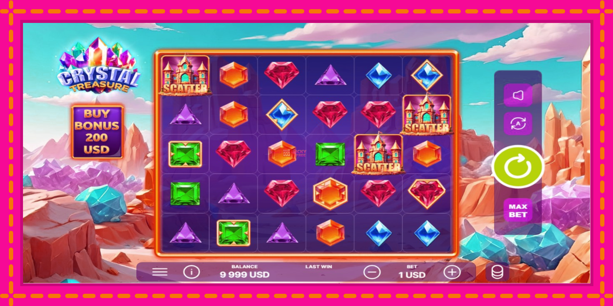 Безплатна игра в Crystal Treasure без регистрация, картина 2