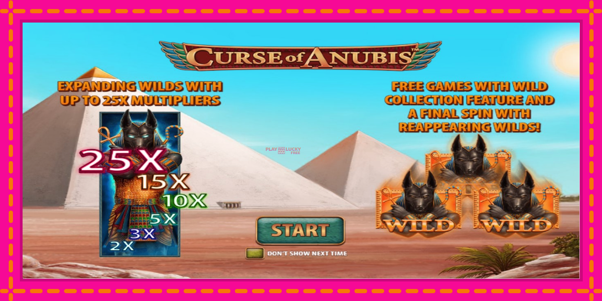 Безплатна игра в Curse of Anubis без регистрация, картина 1