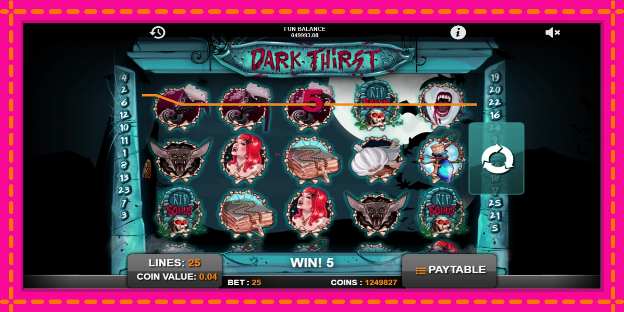 Безплатна игра в Dark Thirst без регистрация, картина 3