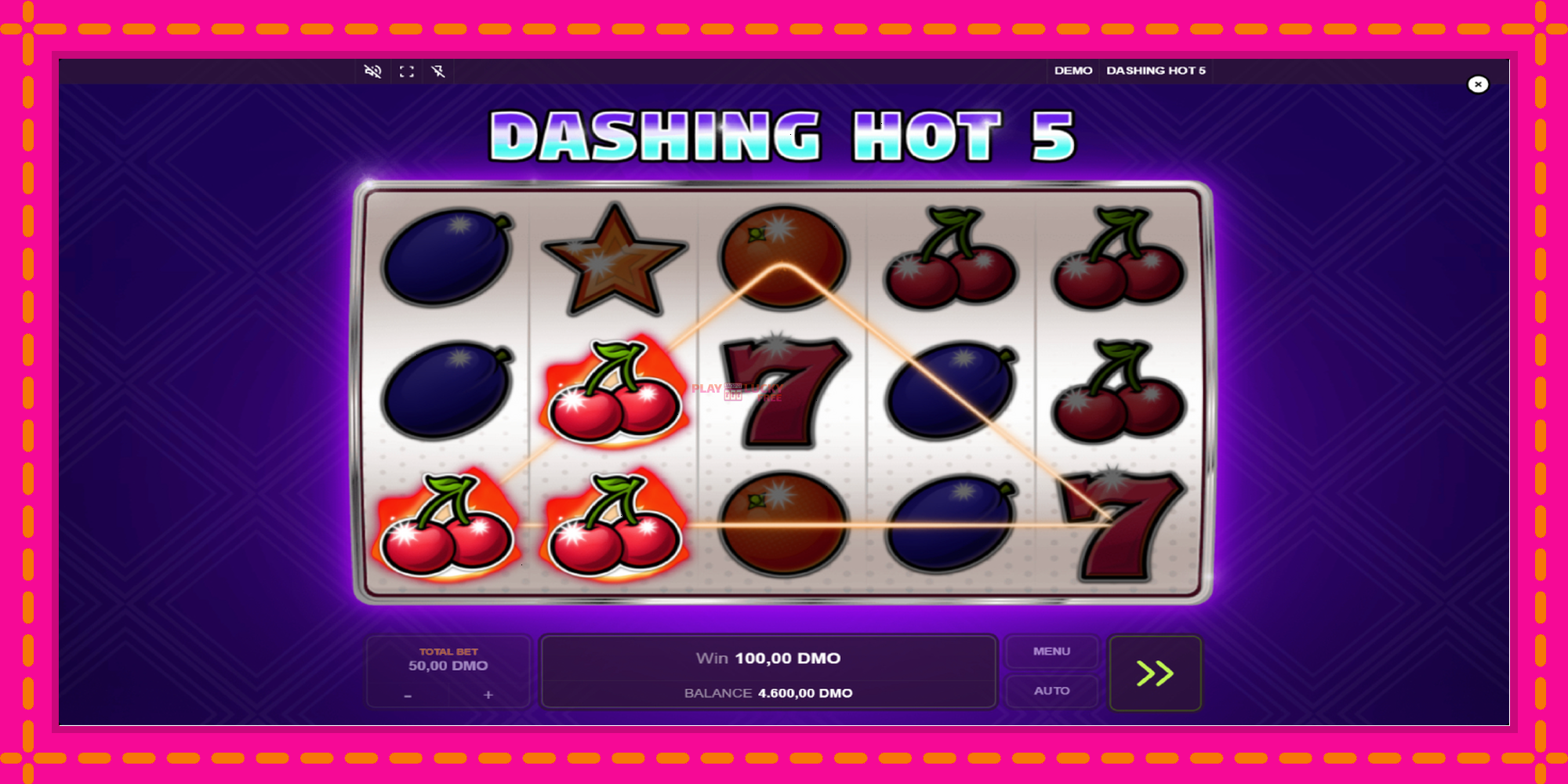 Безплатна игра в Dashing Hot 5 без регистрация, картина 2