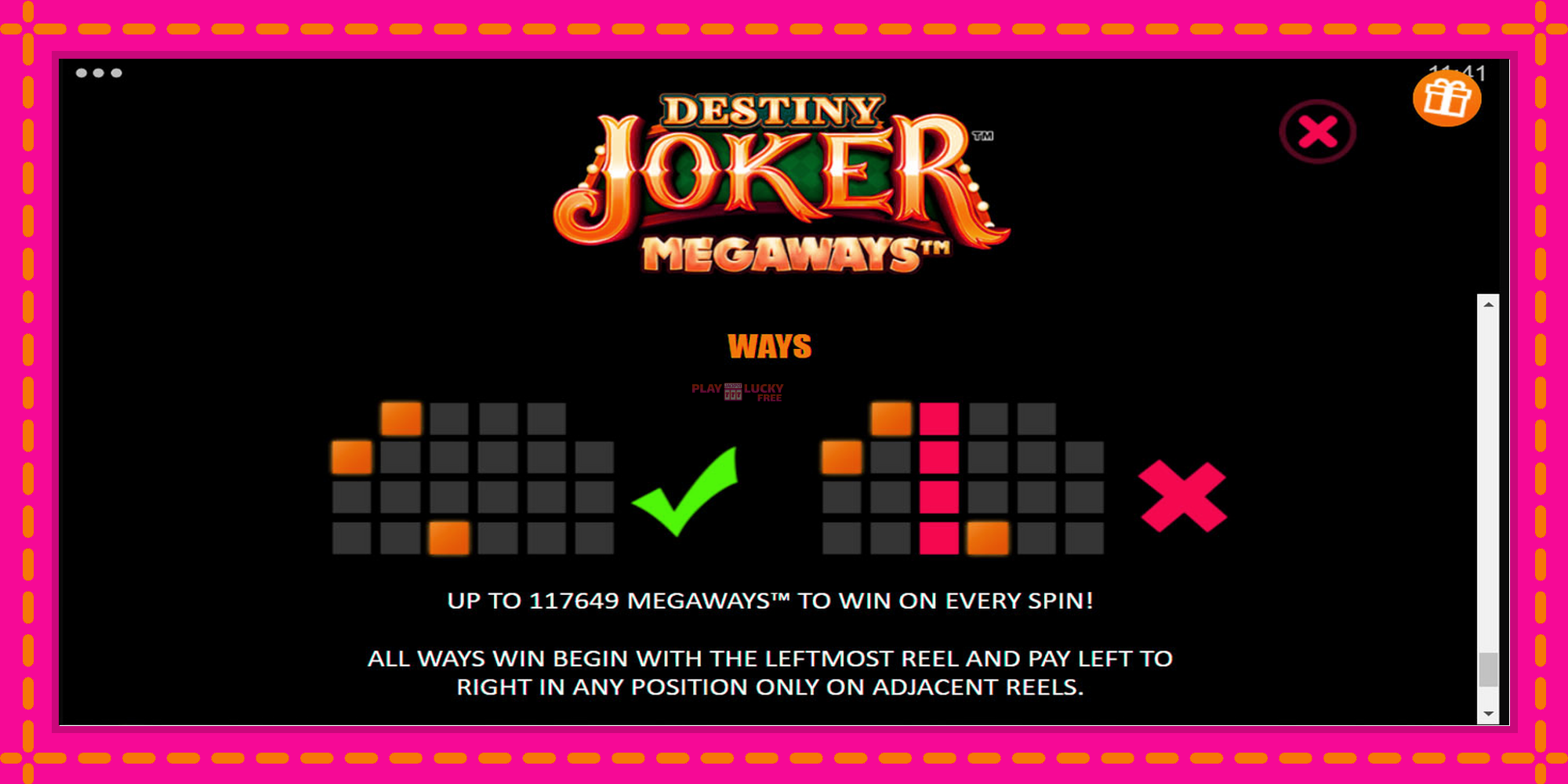 Безплатна игра в Destiny Joker Megaways без регистрация, картина 7