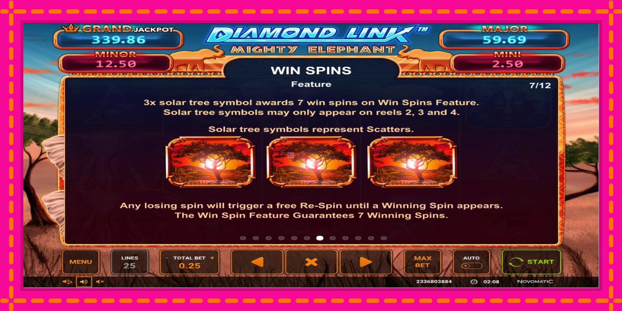 Безплатна игра в Diamond Link: Mighty Elephant без регистрация, картина 5