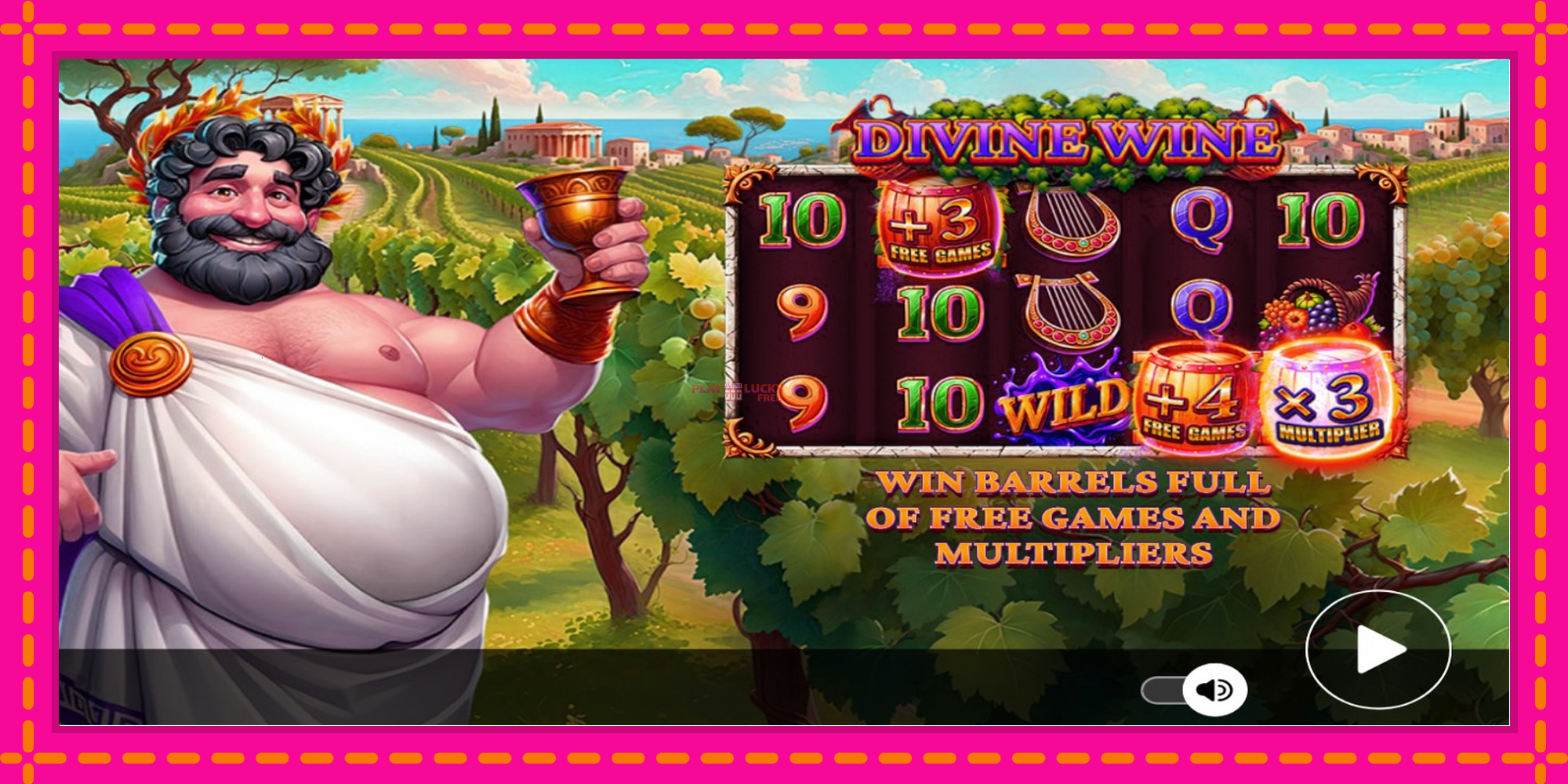 Безплатна игра в Divine Wine без регистрация, картина 1