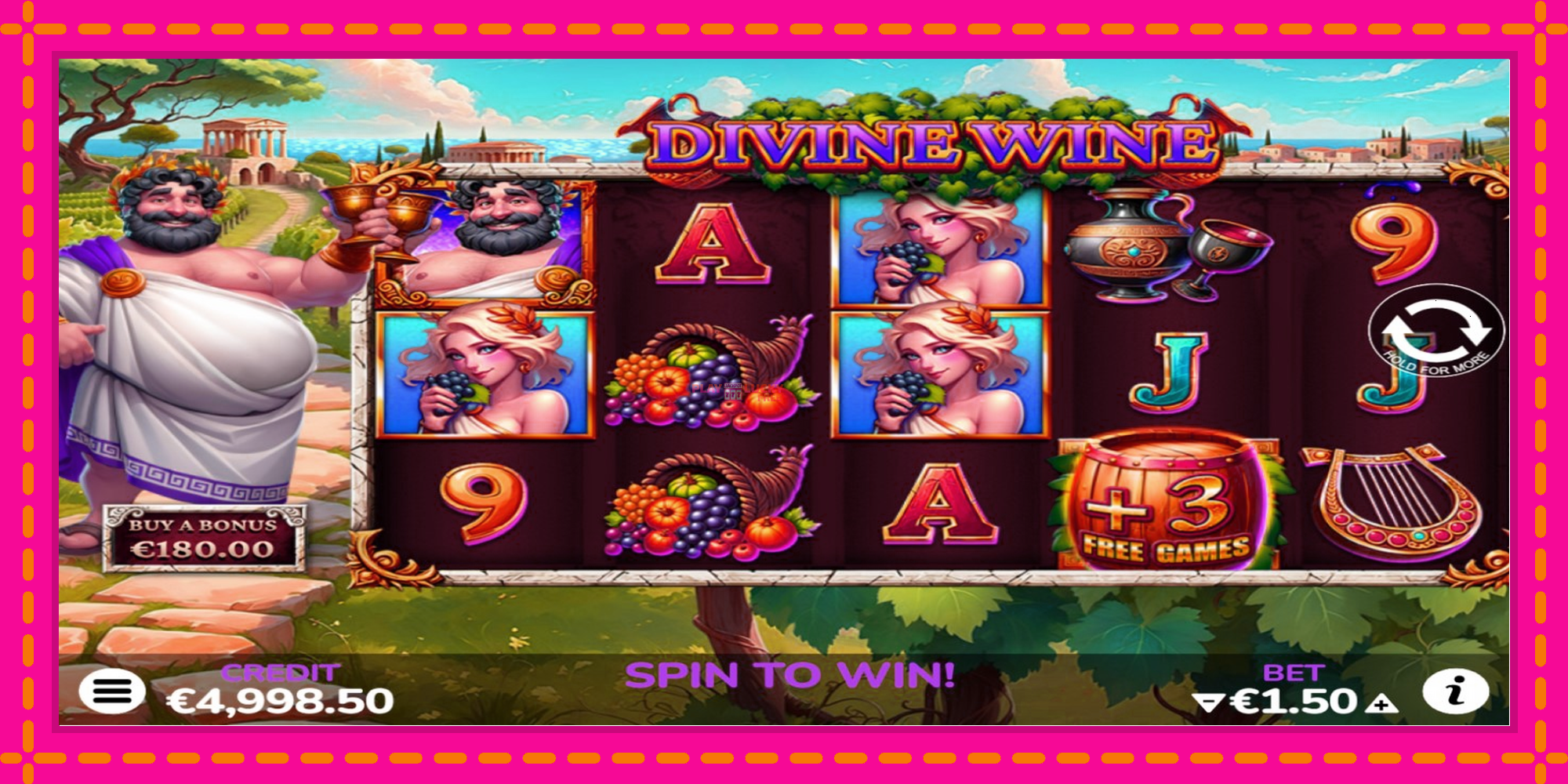 Безплатна игра в Divine Wine без регистрация, картина 2