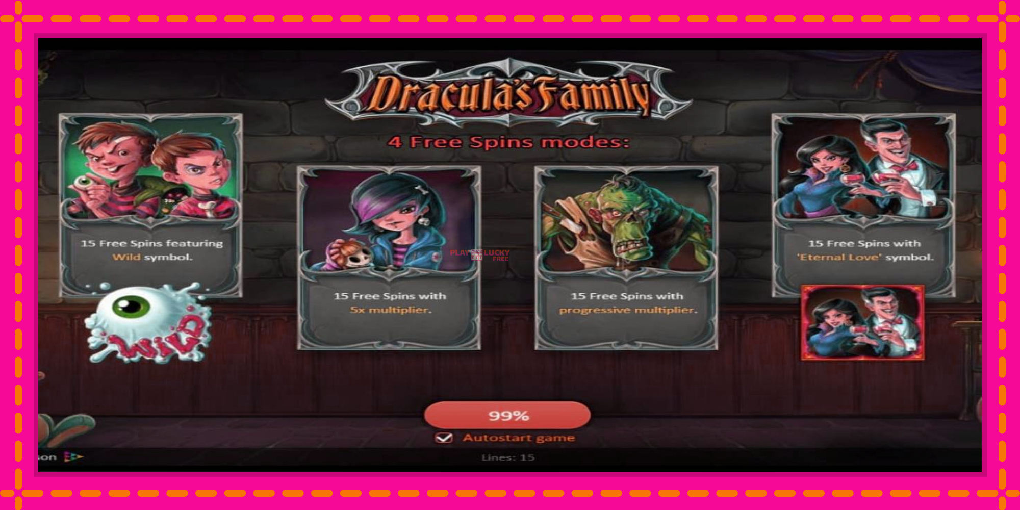 Безплатна игра в Dracula’s Family без регистрация, картина 1