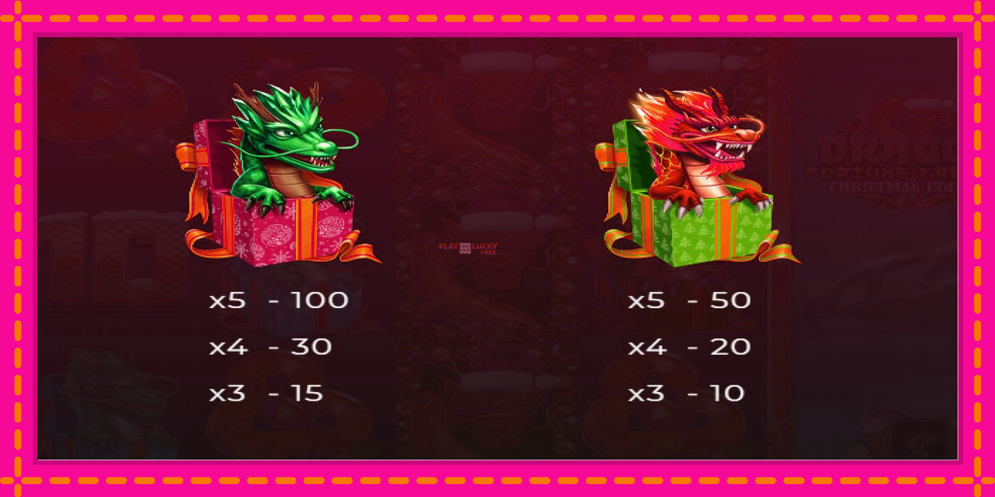 Безплатна игра в Dragon Fortune Frenzy Christmas Edition без регистрация, картина 4