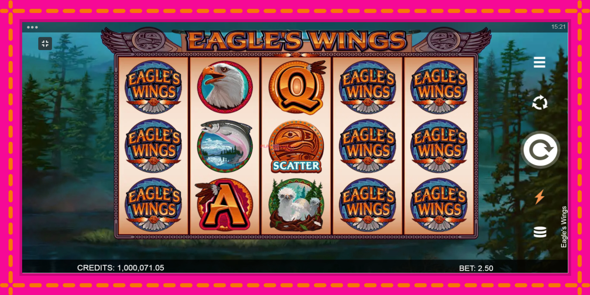 Безплатна игра в Eagles Wings без регистрация, картина 1