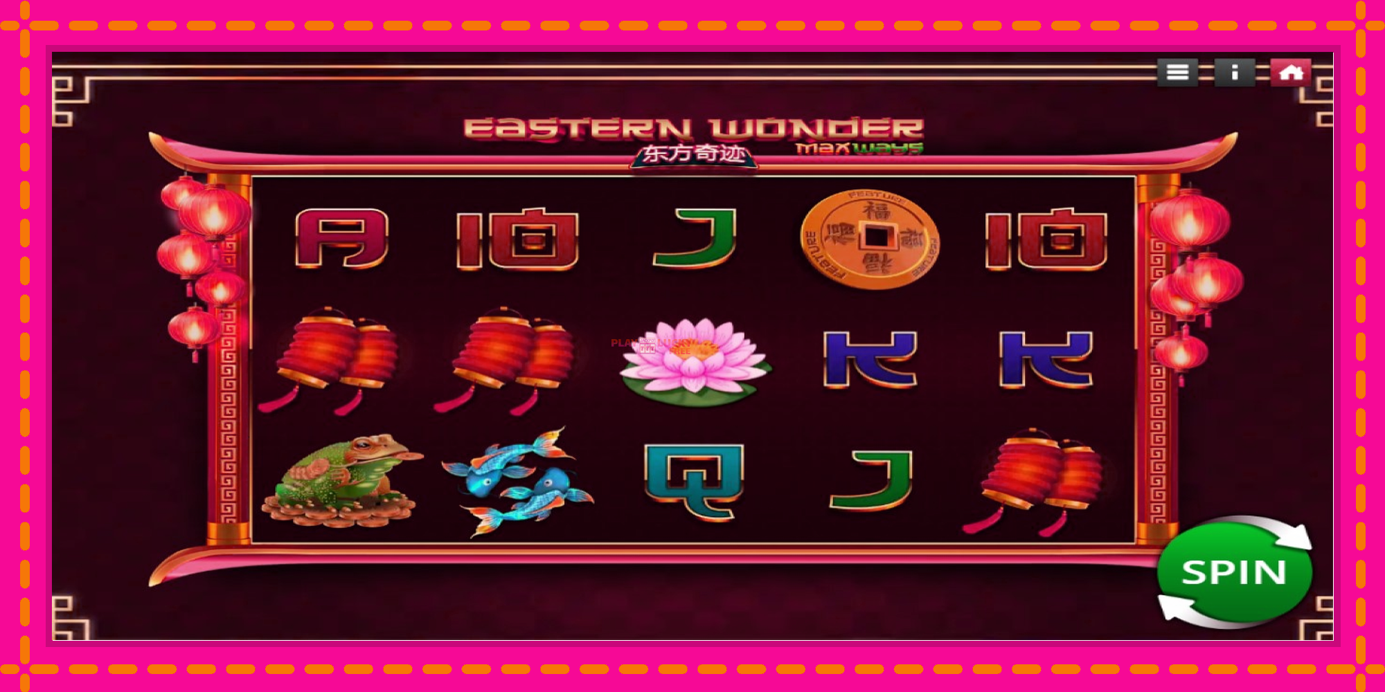 Безплатна игра в Eastern Wonder без регистрация, картина 1