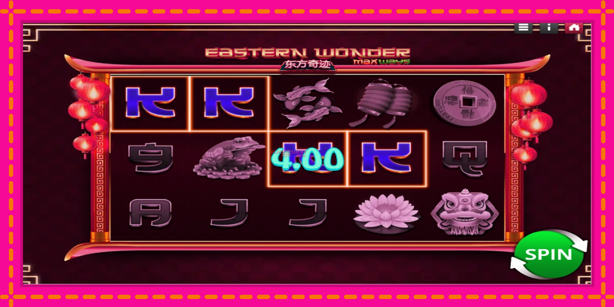 Безплатна игра в Eastern Wonder без регистрация, картина 3