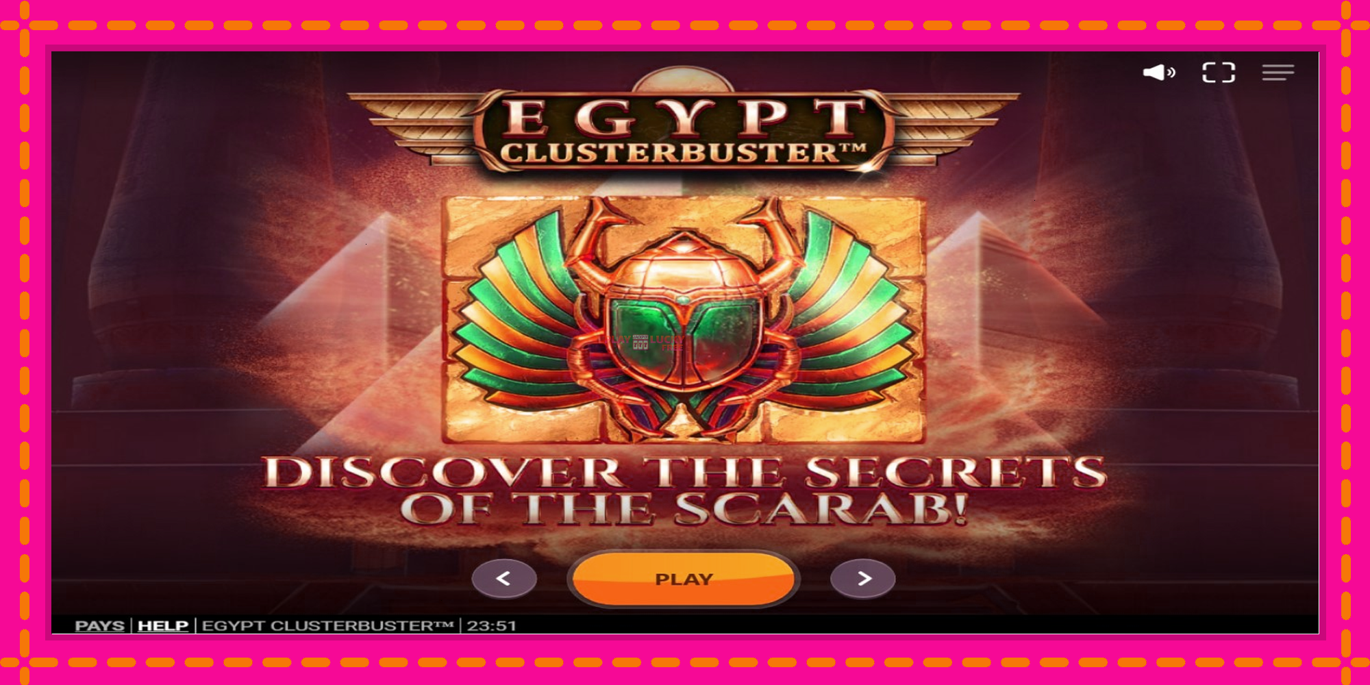 Безплатна игра в Egypt Clusterbuster без регистрация, картина 1