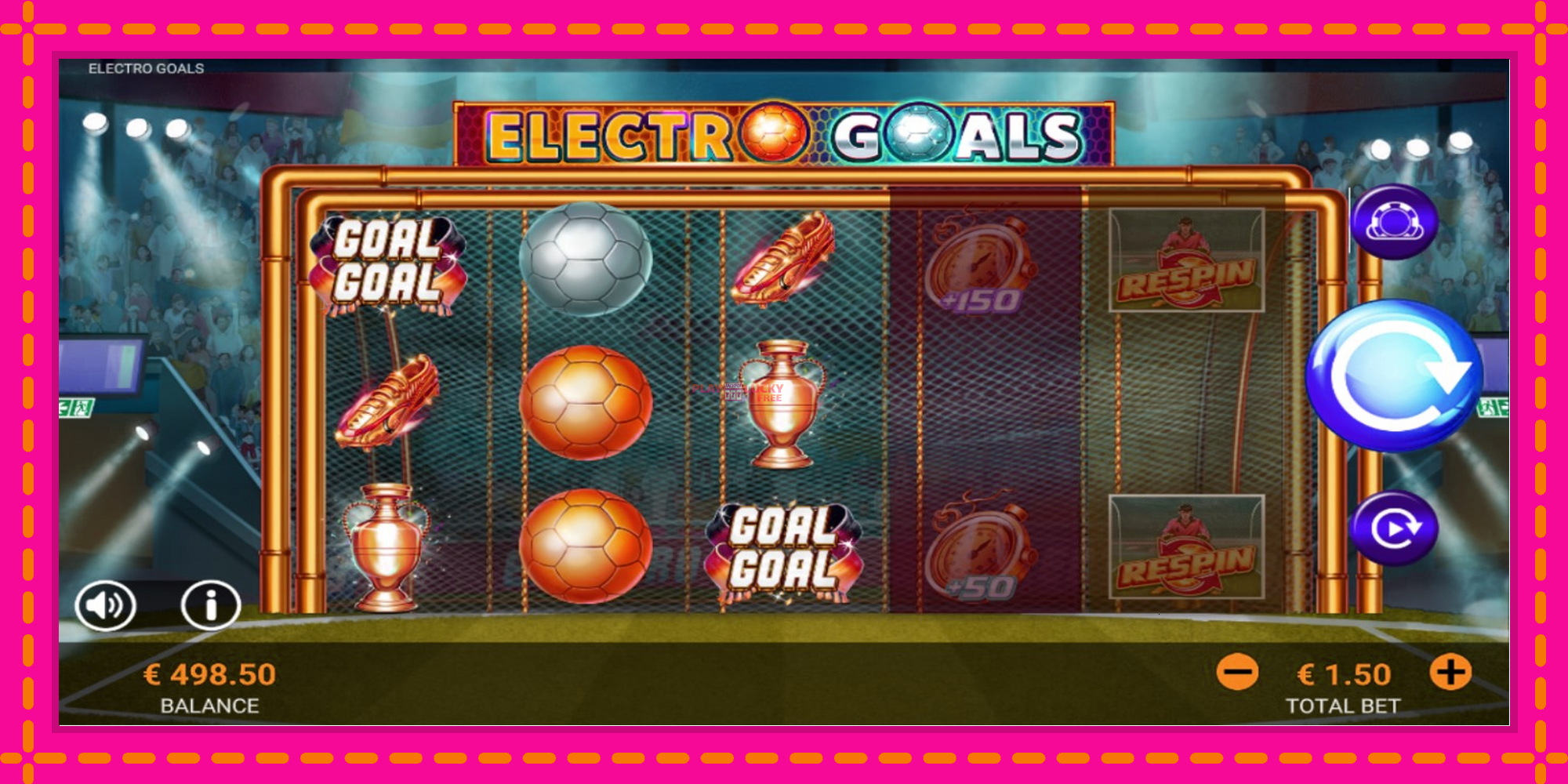 Безплатна игра в Electro Goals без регистрация, картина 2