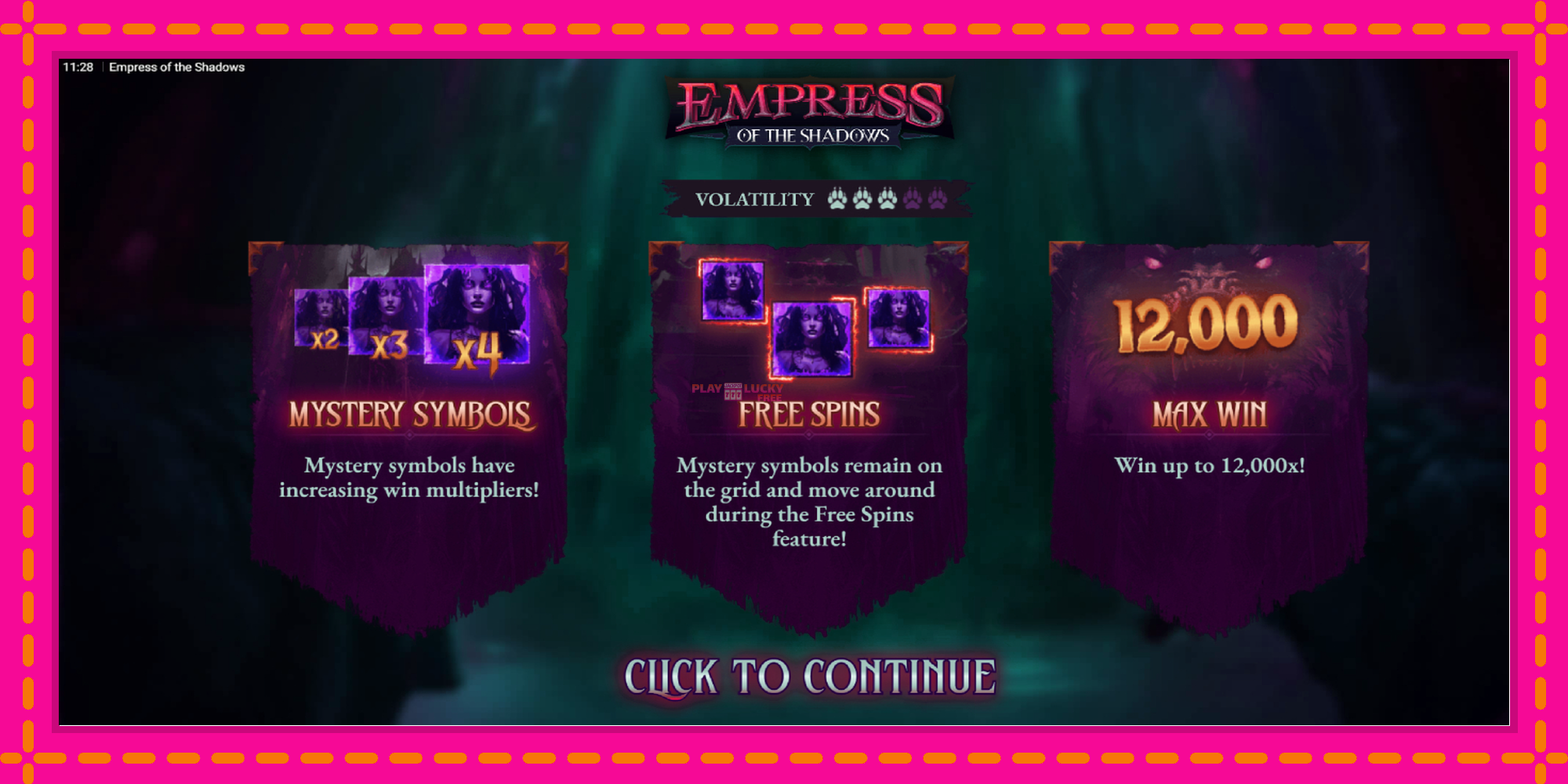 Безплатна игра в Empress of the Shadows без регистрация, картина 1