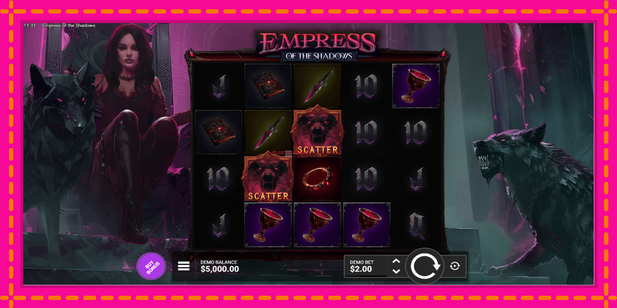 Безплатна игра в Empress of the Shadows без регистрация, картина 2