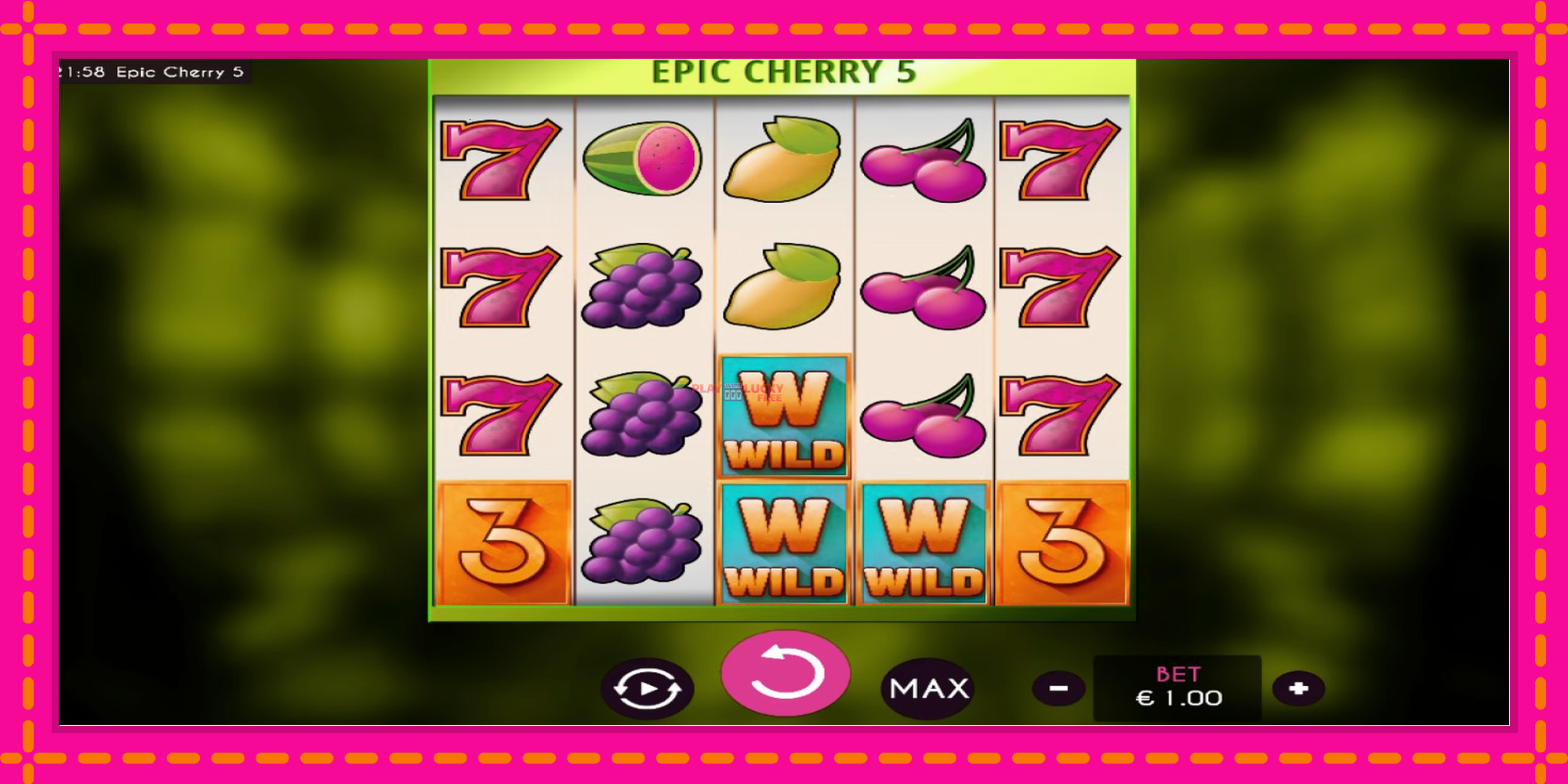 Безплатна игра в Epic Cherry 5 без регистрация, картина 1