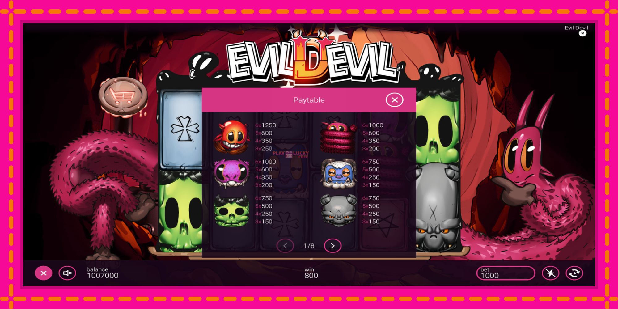 Безплатна игра в Evil Devil без регистрация, картина 5