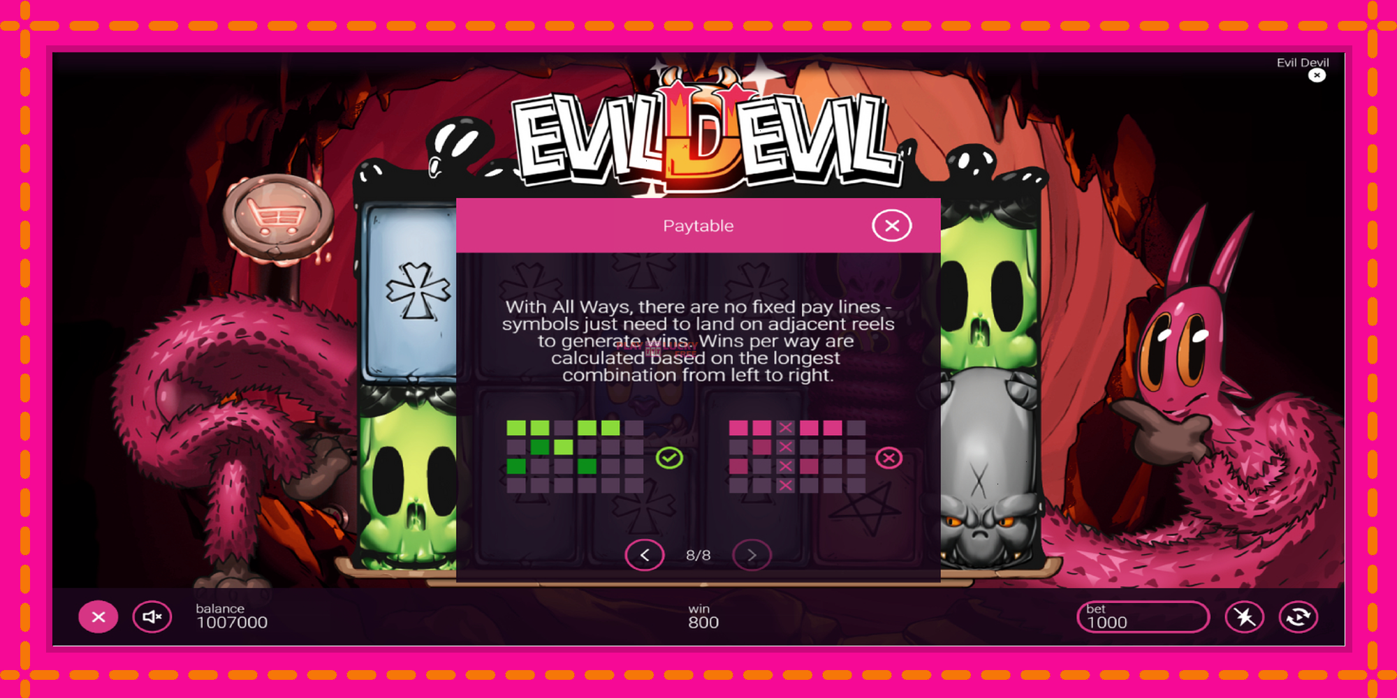 Безплатна игра в Evil Devil без регистрация, картина 7