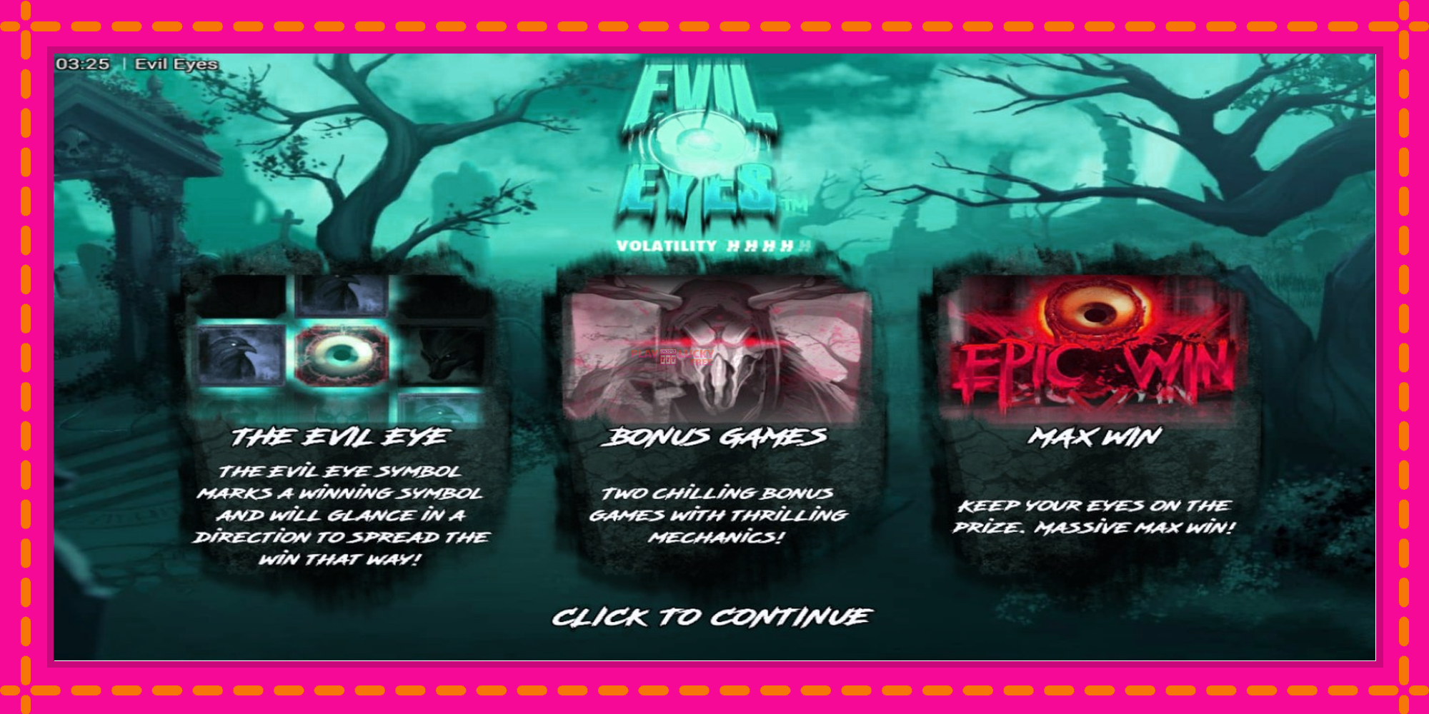 Безплатна игра в Evil Eyes без регистрация, картина 1