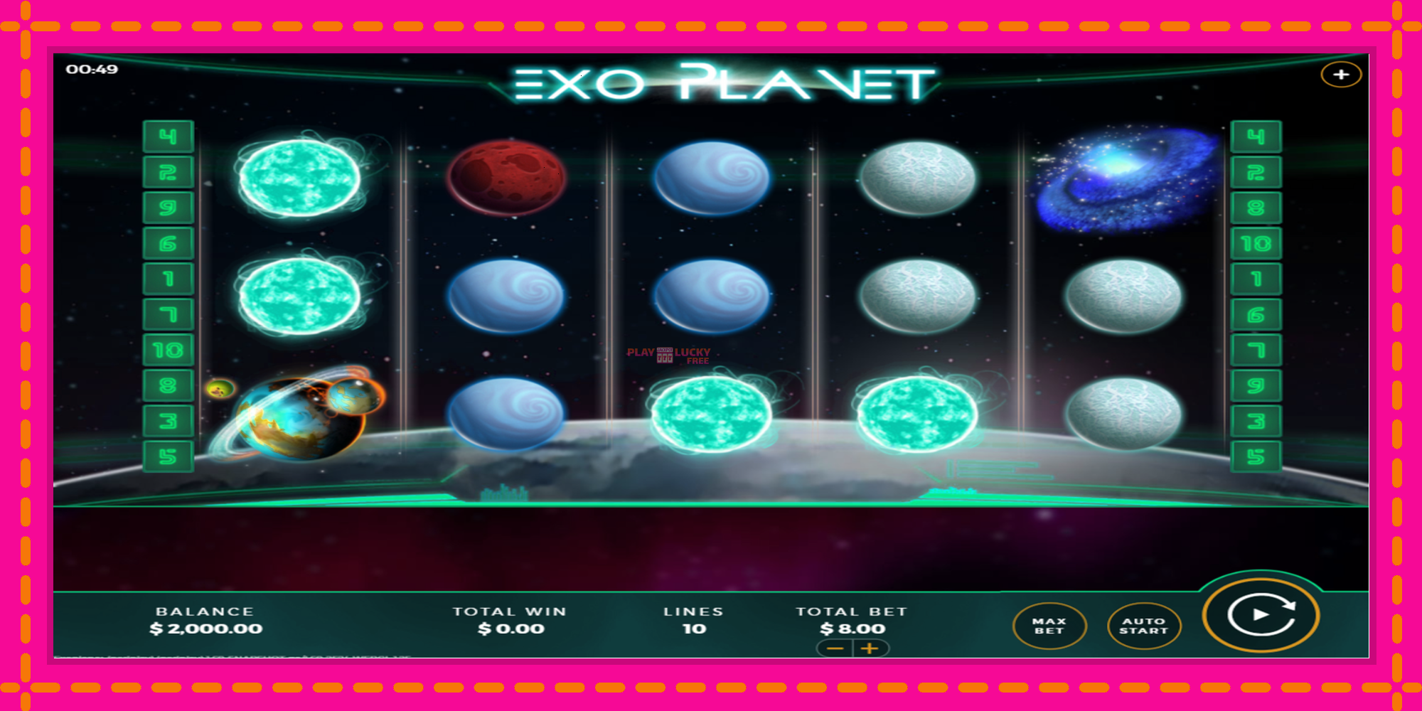 Безплатна игра в Exo Planet без регистрация, картина 1