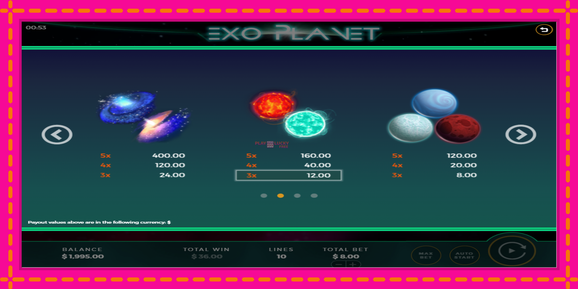 Безплатна игра в Exo Planet без регистрация, картина 5