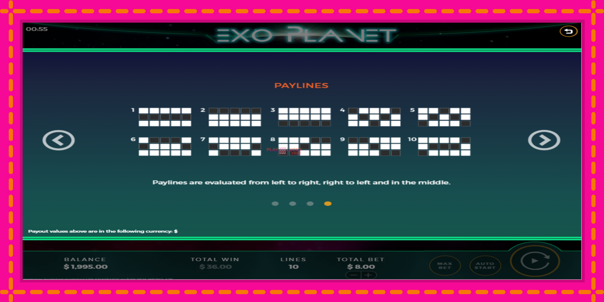 Безплатна игра в Exo Planet без регистрация, картина 6