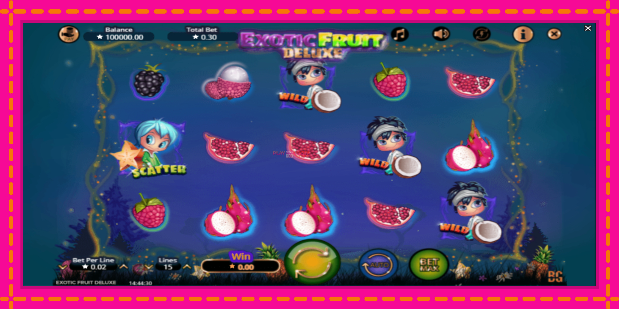 Безплатна игра в Exotic Fruit Deluxe без регистрация, картина 2