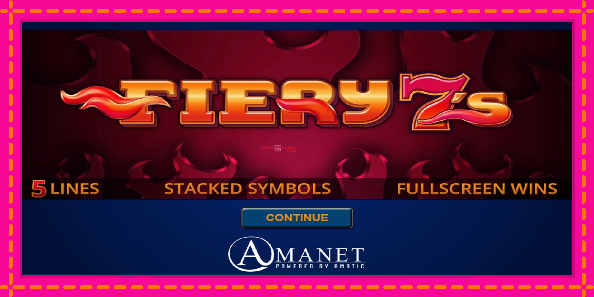 Безплатна игра в Fiery 7s без регистрация, картина 1